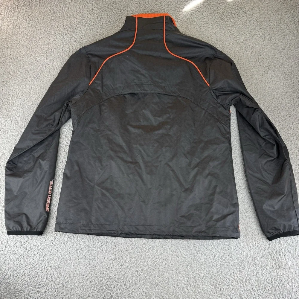 Oregon State Beavers Jacket Womens  Medium Black Nike Windbreaker Softshell Coat
